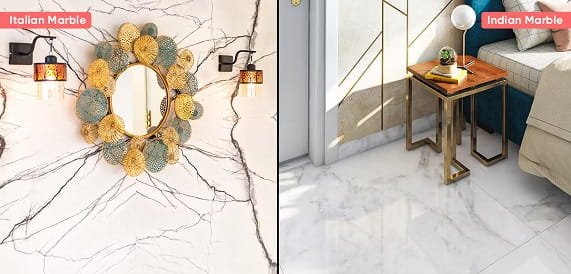 Indian Marble vs Italian Marble