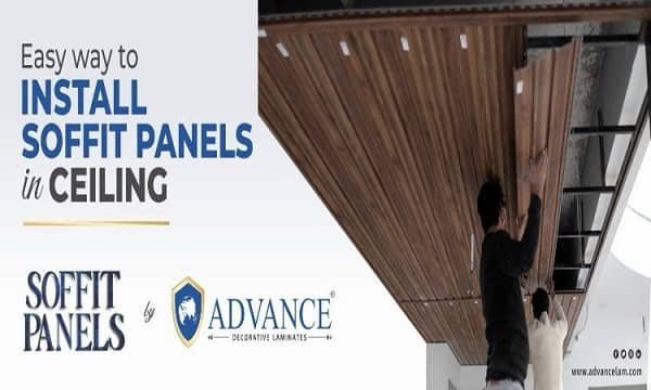 Soffit With Laminate Instead of Paint
